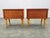 Mid-Century Modern Czech Nightstands with Glass Tops, 1960s, Set of 2 For Sale - Image 9 of 18