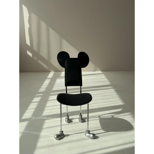 Metal Mickey Mouse Chair by Javier Mariscal Garriris for Akaba, 1987 For Sale - Image 7 of 9