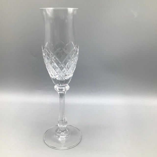 Montclair Champagne Flutes by Mikasa - A Pair For Sale - Image 10 of 13