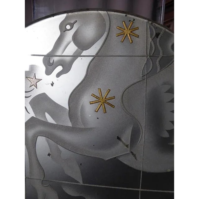 Engraved Glass by Pierre Dumas For Sale - Image 3 of 5