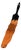Santicri, Orange Brush, 2025, Resin For Sale