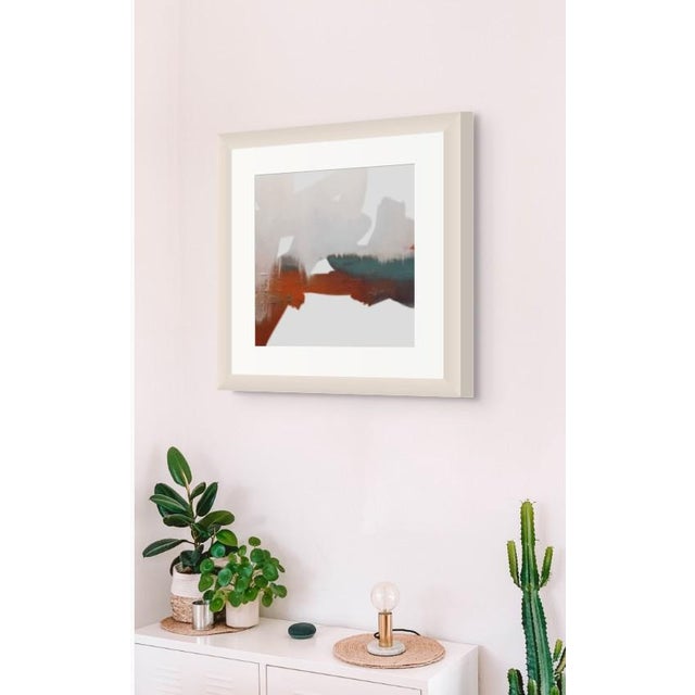 Abstract Graphic Modern Abstract Line Art Canvas Print For Sale - Image 3 of 5