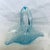 Vintage Capri by Princess House Light Blue Glass Basket/Candy Dish or serving dish. Great for a garden party or baby...