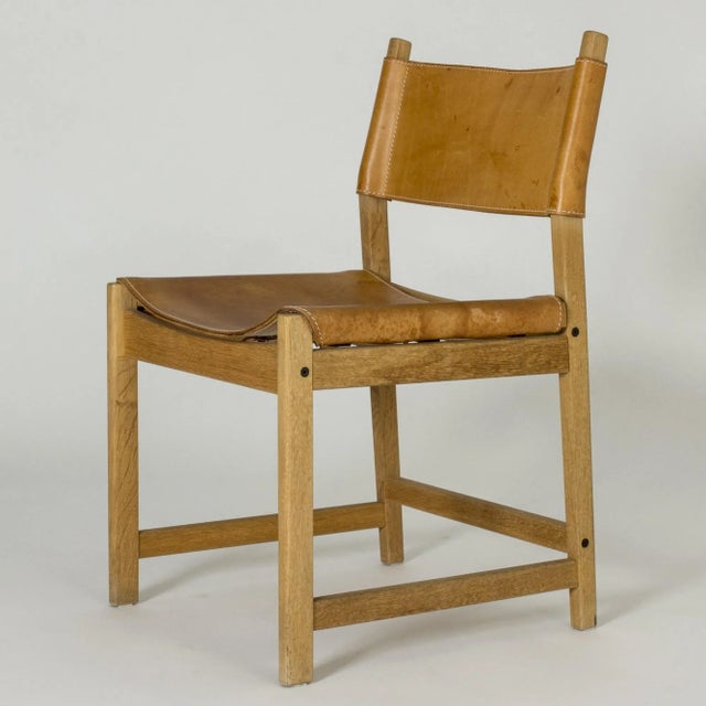 Oak & Leather Chair by Kurt Østervig for Sibast For Sale - Image 9 of 9