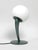 Large Metal Table Lamp and Opal Glass Shade, 1980s For Sale - Image 4 of 10