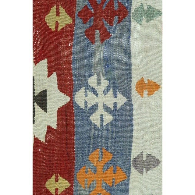 1960s Abstract Turkish Kilim - 43"x76" For Sale - Image 4 of 11