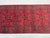 Extra-Long Red & Navy Turkmen Bukhara-Style Wool Runner, 2'8" X 19'3" For Sale - Image 4 of 16