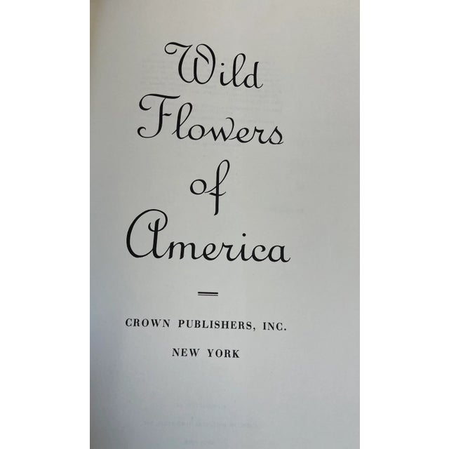 1978 “Wild Flowers of America” Illustrated Book For Sale - Image 4 of 11