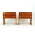 Square Bedside Tables in Mahogany, Czechoslovakia, 1970s, Set of 2 For Sale - Image 14 of 14