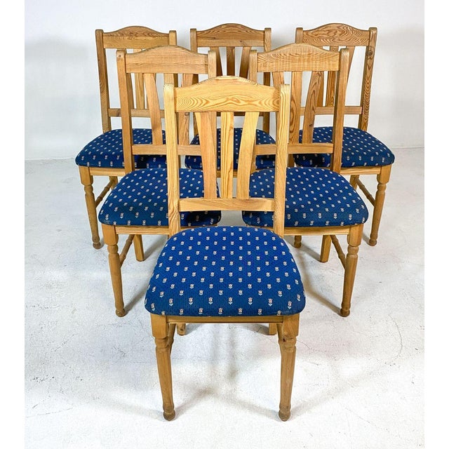 Mid-Century Modern Set 6 Scandinavian Modern Dining Chairs Set For Sale - Image 3 of 10