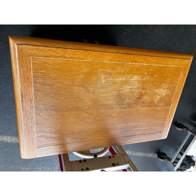 Brown Vintage Wynwood Furniture Traditional Oak Bedside Cabinets / Nightstands - A Pair For Sale - Image 8 of 11