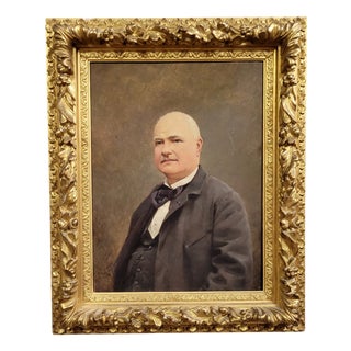 Jules-Émile Saintin, Portrait of Notable Figure, 1850, Oil on Canvas For Sale