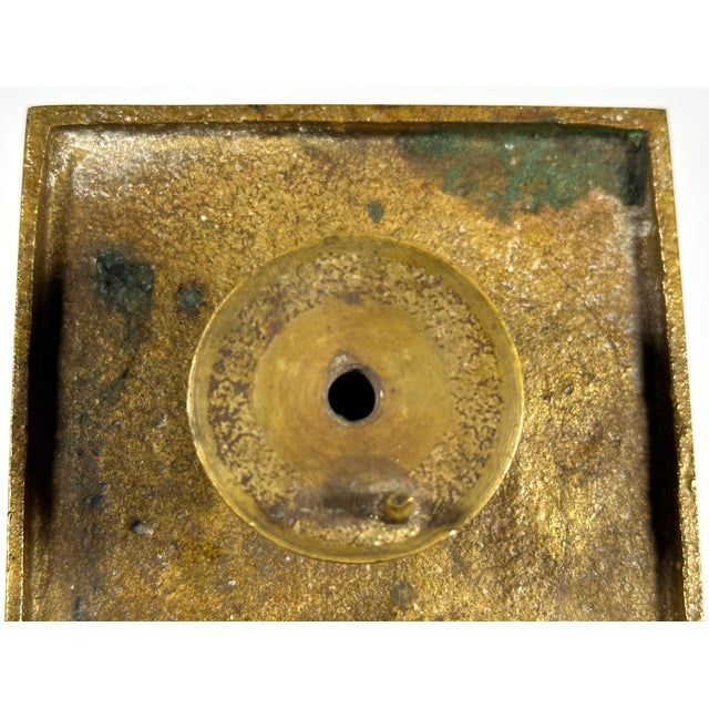 Antique Tibetan Dharma Zodiac Mandala Talisman Finial Pull For Sale - Image 11 of 14