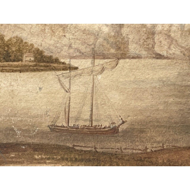 F. Rawlins, Maritime, 1830, Watercolor, Framed For Sale - Image 4 of 11