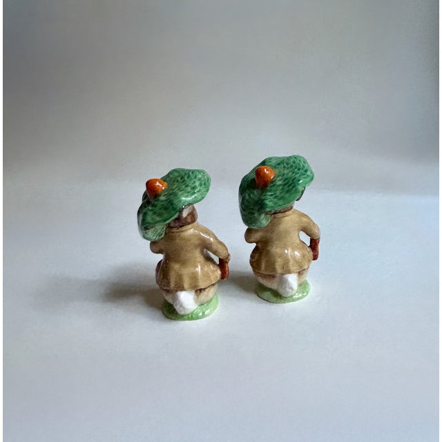 Pair Beswick "Benjamin Bunny" Porcelain Figurines, C. 1970's For Sale - Image 12 of 18