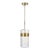 Chapman & Myers by Visual Comfort Studio Geneva Large Pendant, Brass For Sale