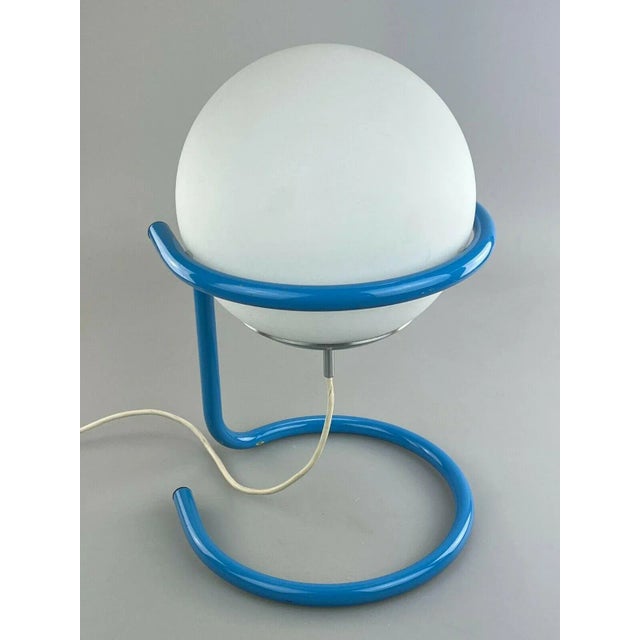 Metal Mid-Century Space Age Ball Table Lamp, Netherlands For Sale - Image 7 of 12