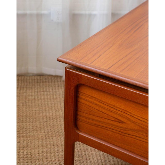 1960s Danish Teak Writing Desk Attributed to Arne Vodder For Sale - Image 13 of 18