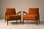 Mid-Century Modern Giuseppe Scapinelli Pair of Armchairs in Caviúna & Burnt Caramel Mohair Velvet, Brazil, 1950s For Sale - Image 3 of 18