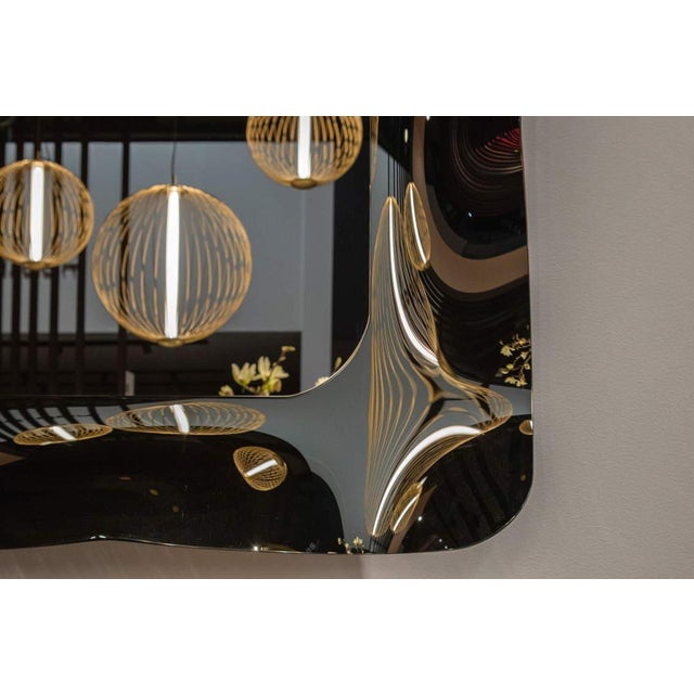 Contemporary Sculptural Dorian Mirror by Tonin Casa For Sale - Image 3 of 6