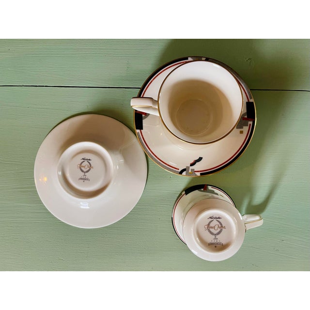 1990s 1990’s Noritake “Awareness” Teacup & Saucer- A Pair For Sale - Image 5 of 10