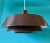 Brown Lacquered Model Taklampa Pendant Light by E.S. Horn, Denmark, 1972 For Sale - Image 10 of 10
