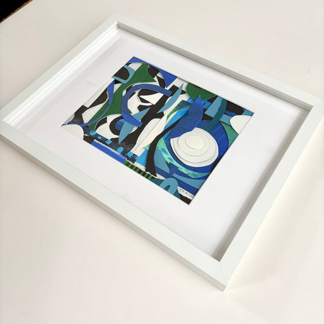 2020s Batucada. Original Collage Art by Robin Zingone, Framed For Sale - Image 5 of 6