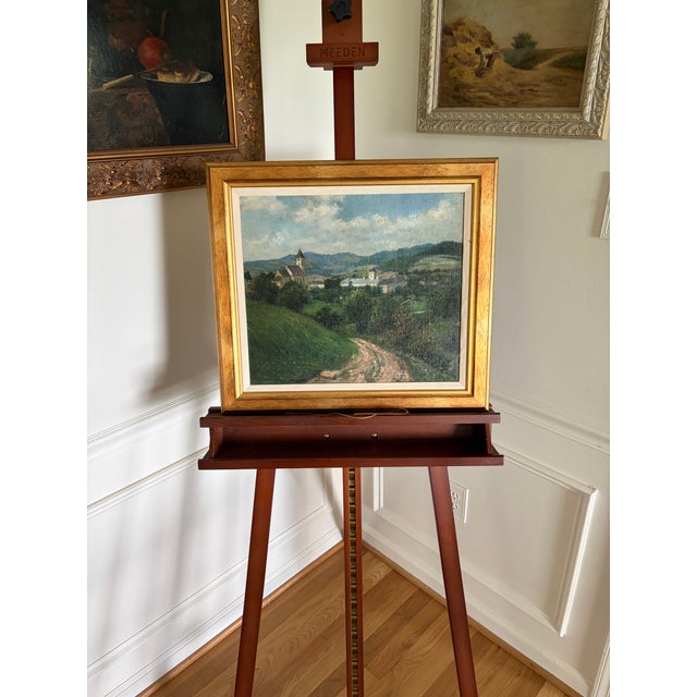 Antique Original Oil Painting, Austrian, Rudolf Klingsbogl, Impressionism For Sale - Image 15 of 15