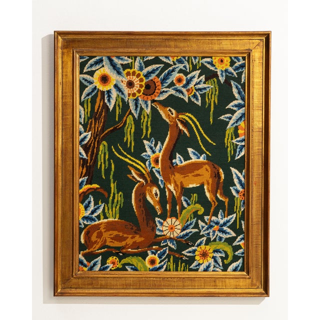 1960s France Yellow Tapestry Wall Hanging For Sale In Greensboro - Image 6 of 15