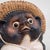 Shōwa Decorative Shigaraki Earthenware Tanuki with Sake Flask, Japan, 1970s For Sale - Image 4 of 11