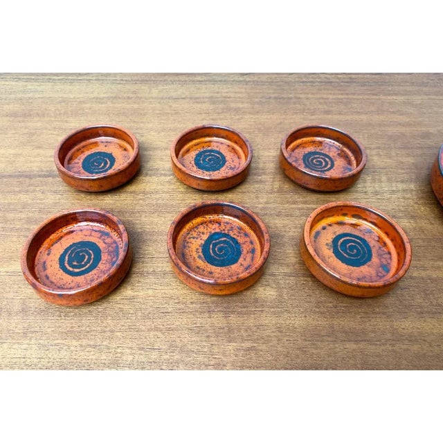 Ceramic Mid-Century Ceramic Bowls, Set of 7 For Sale - Image 7 of 18