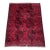 Red Turkmen Tribal Hand-Knotted Wool Rug - 4'3" X 5'5" For Sale