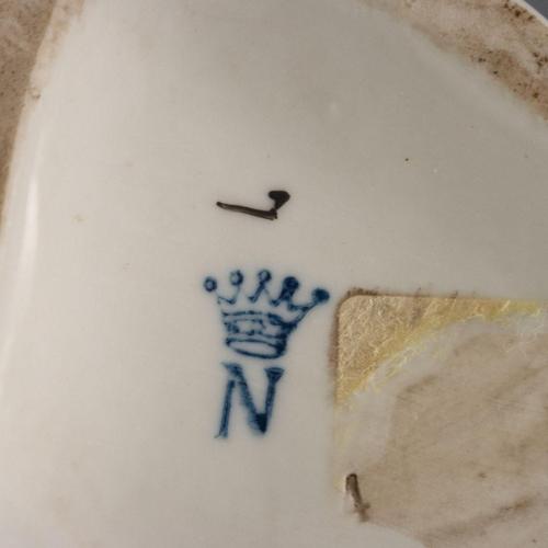 Antique 19th Century Figurines from Rudolstadt Porcelain, Germany, Set of 2 For Sale - Image 15 of 16