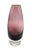 Offered is a hand-blown "Model 1365" amethyst colored glass vase designed by Tamara Aladin for Riihimäki / Riihimäen Lasi...