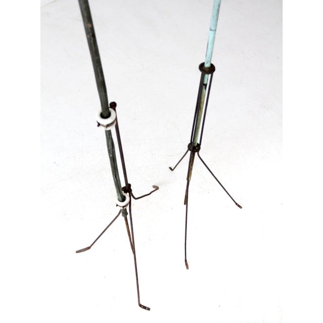 Antique American Lightning Rods Pair For Sale - Image 10 of 11
