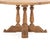 French Round Solid Oak Table With Acanthus Motifs, C. 1940 For Sale - Image 4 of 7