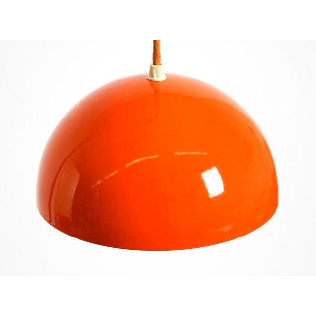 Enamelled Double Shade Flower Pot Pendant Lamp by Verner Panton for Louis Poulsen, Denmark, 1970s For Sale - Image 13 of 18