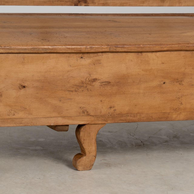 19th Century Swedish Pine Bench With Storage For Sale - Image 10 of 18