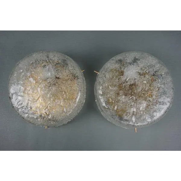 Ice Glass Ceiling Lamps from Kaiser Leuchten, Set of 2 For Sale - Image 11 of 11