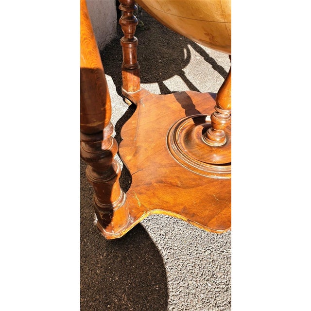 Library Terrestrial Globe on Stand, Early 20th Century For Sale - Image 12 of 16