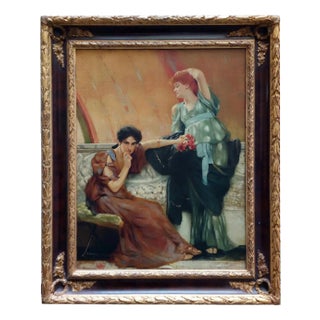 Angelo Granati, Unconscious Rivals, Italy, 2004, Oil on Canvas, Framed For Sale
