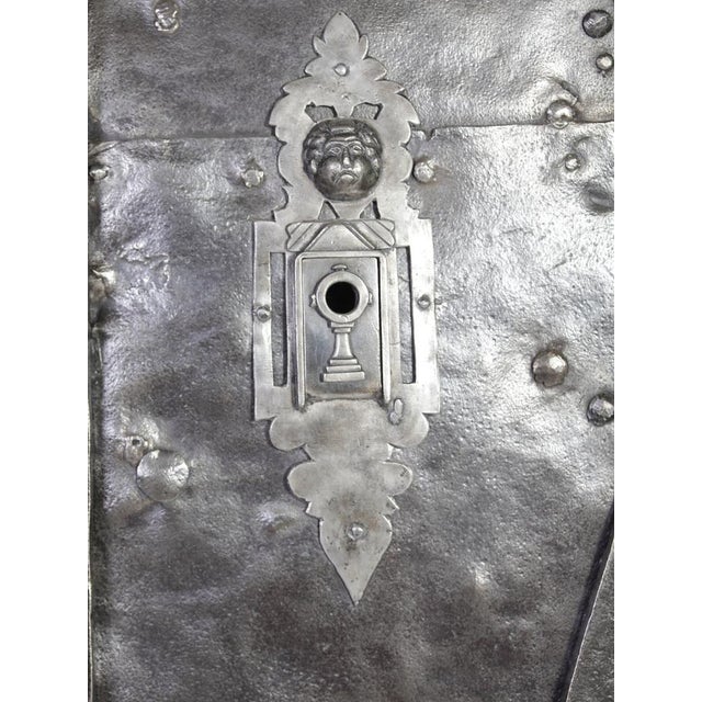 Antique Iron Clad Double Doors, 1780s For Sale - Image 9 of 18