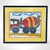 Contemporary Vintage 1998 Vibrant Naive Folk Art Truck Paintings by Arlene Armenta, Signed & Framed, Pair For Sale - Image 3 of 8