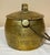 Mediterranean Early Middle Eastern Handcrafted Chased Brass Pot Kettle With Lid For Sale - Image 3 of 12