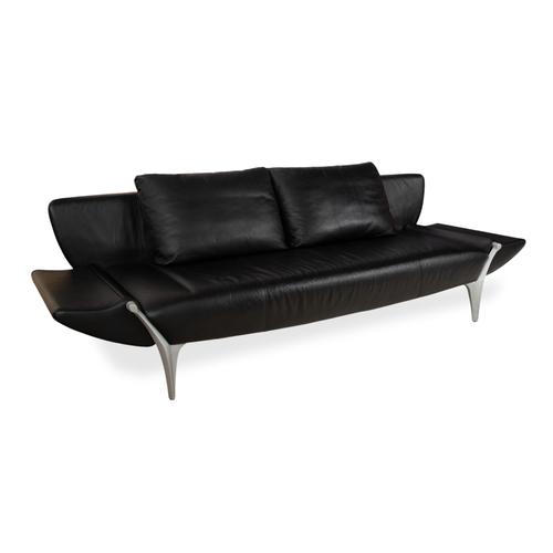 1600 Three-Seater Sofa in Leather from Rolf Benz For Sale - Image 4 of 13