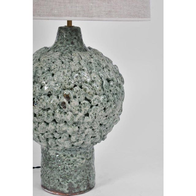 Contemporary Melides Light Green Lamp by Barracuda Interiors For Sale - Image 3 of 5
