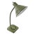Vintage Mid-Century Modern Keystone Lamp Co. Laurel Leaf Sage Green Desk Lamp For Sale