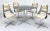 MCM Smoky Glass, Lucite and Chrome Dining Table Set For Sale In Los Angeles - Image 6 of 13