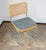 Vintage Bauhaus Chair in Chrome, Raffia and Fabric, 1980s For Sale - Image 4 of 9