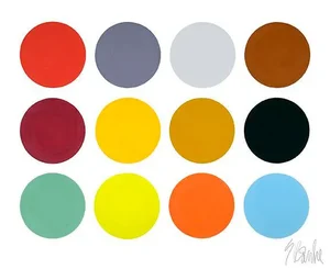 What I Saw at MoMA One Day: Horizontal Print 27" X 20" by Liz Roache